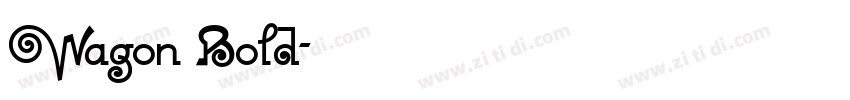 Wagon Bold字体转换
